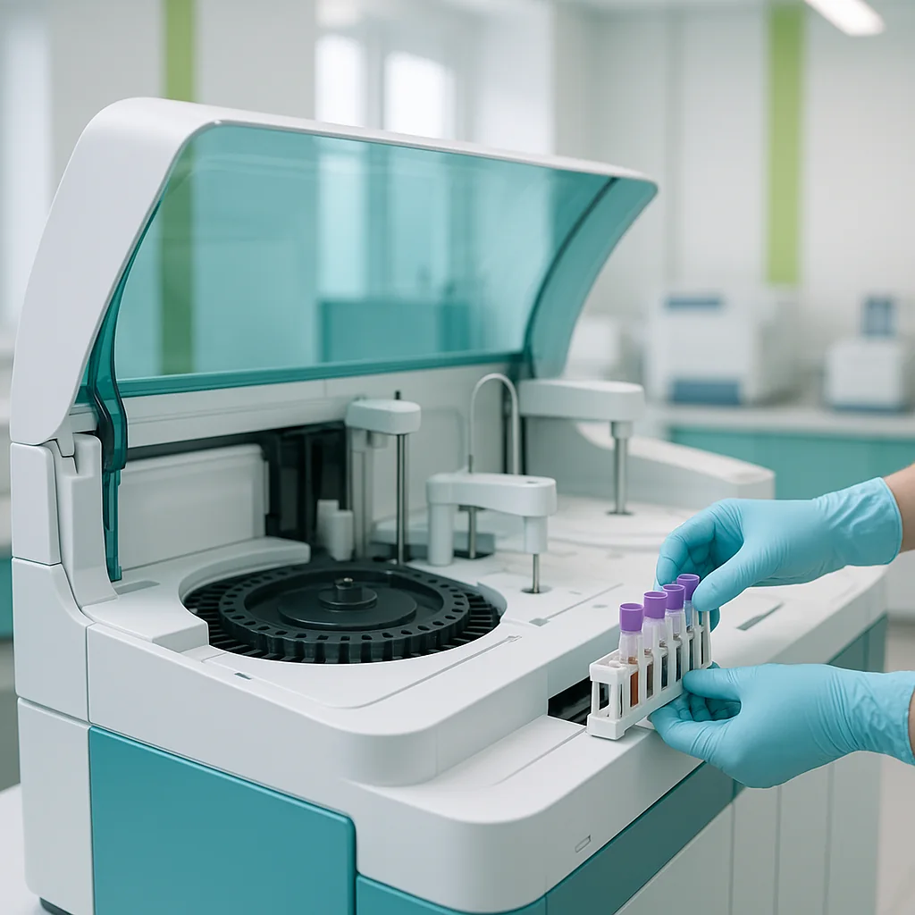 Analisador de imunologia e hormônios do Laboratório Vitória